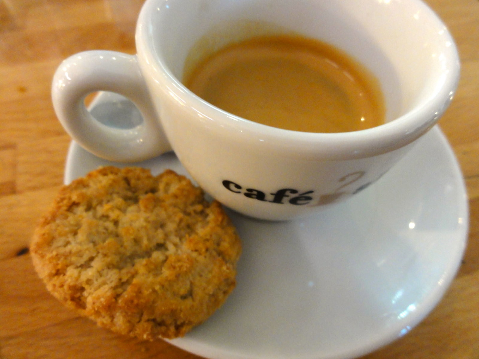 A short black, aka espresso.