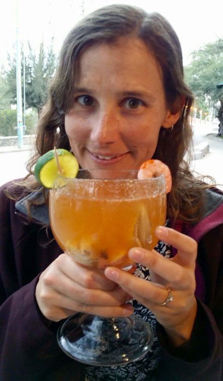 Linda and Michelada in San Miguel de Allende, Mexico