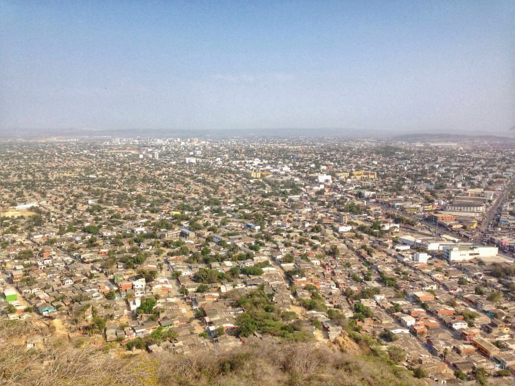 Deep Travel Cartagena Podcast 2 The less-pretty side of Cartagena from above