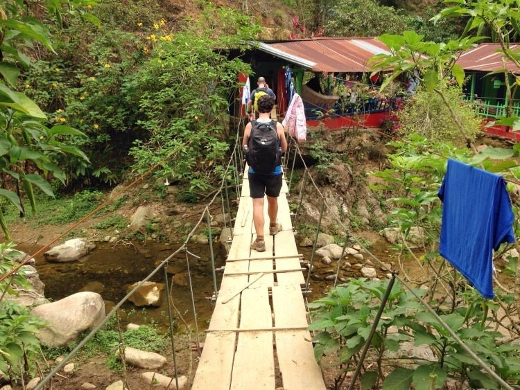 Lost city hike in Sierra Nevada de Santa Marta Colombia