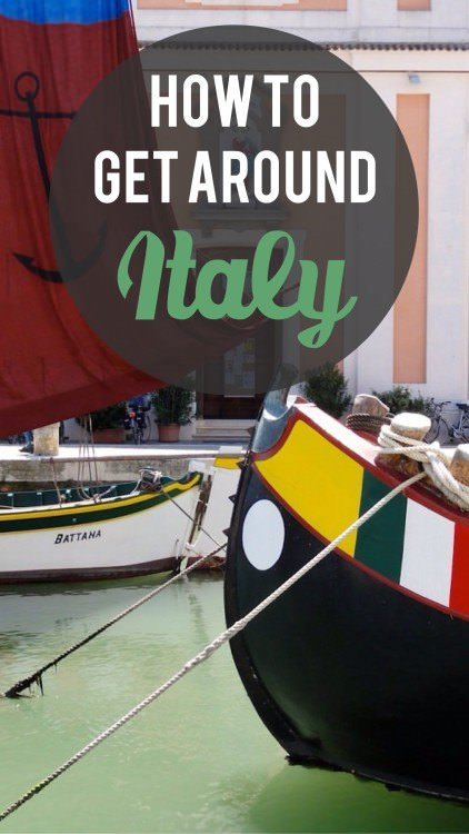 Italy transport Pinterest pin