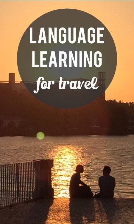 Pinterest pin for language learning