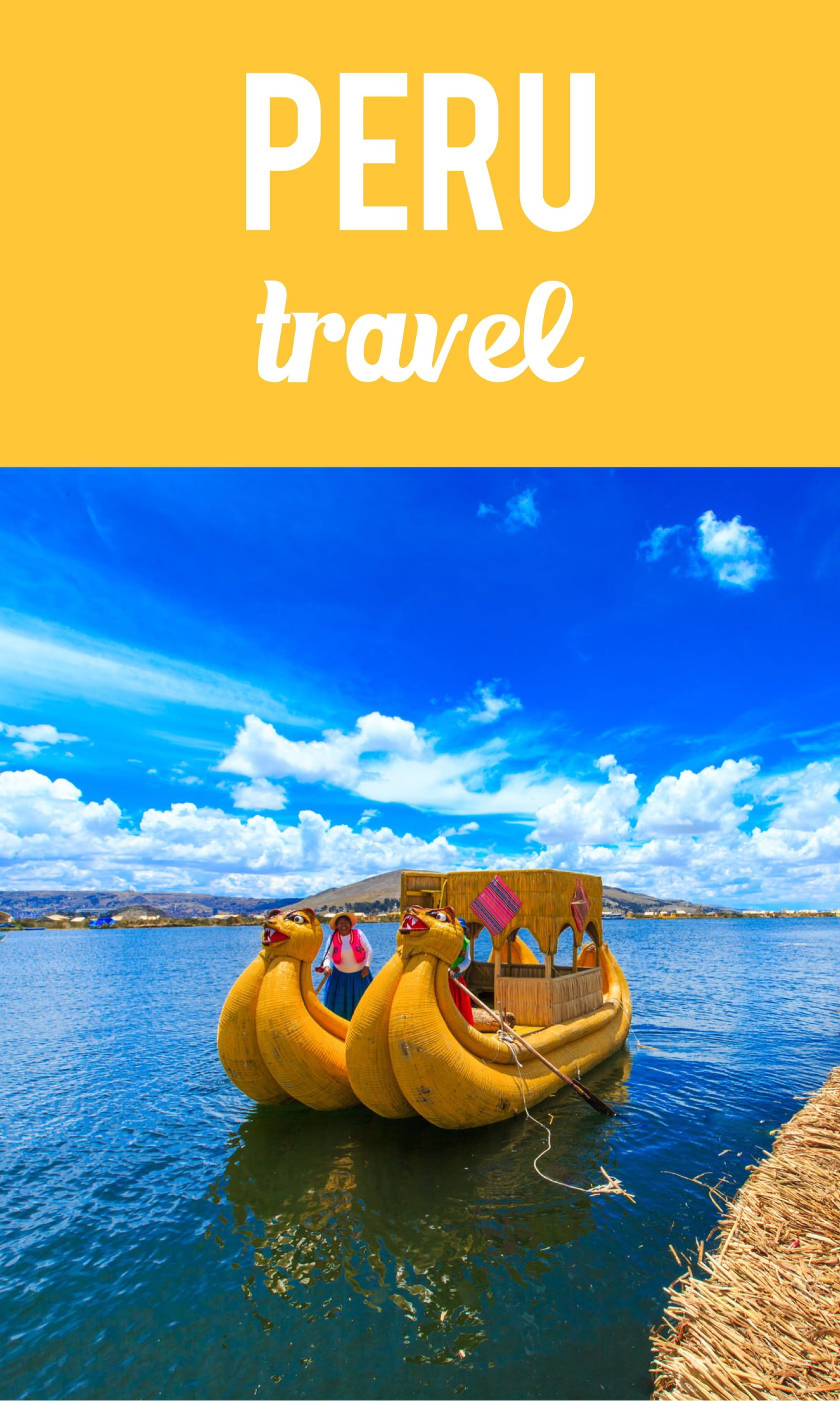 Peru travel pin