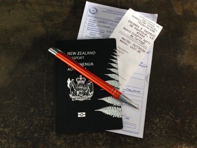 How to get to and around Panama podcast 4 Tax receipt and passport Costa Rica
