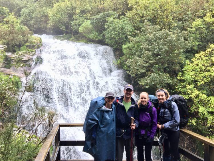 Travel diary: Five months in New Zealand 5 Linda, Craig, Ange and Janine on the Milford Track