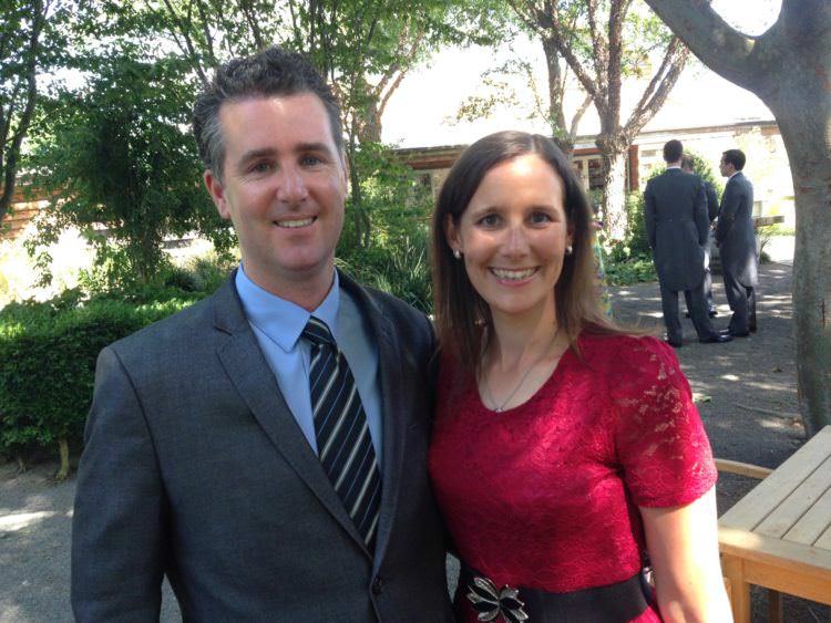 Travel diary: Five months in New Zealand 1 Craig and Linda at wedding
