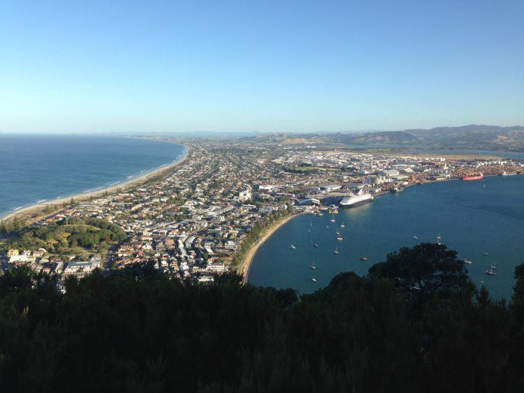 Travel diary: Five months in New Zealand 3 View from the top of Mt Maunganui, New Zealand