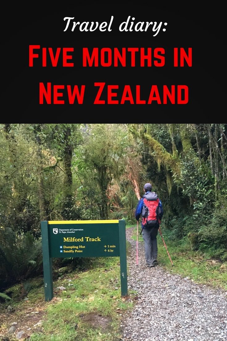 Travel diary: Five months in New Zealand 7 Travel diary pinterest pin