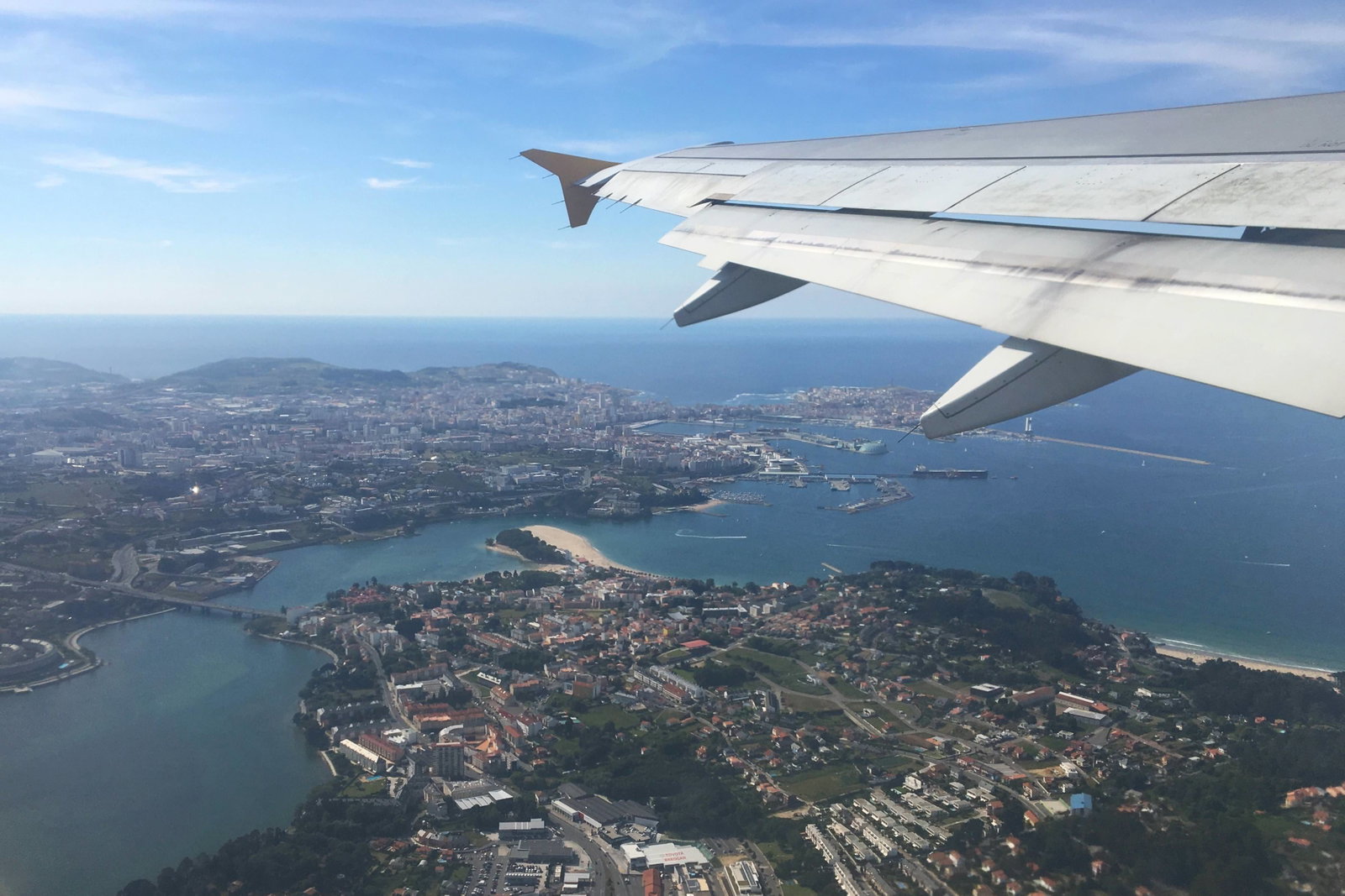 Views of Coru&ntilde;a Spain