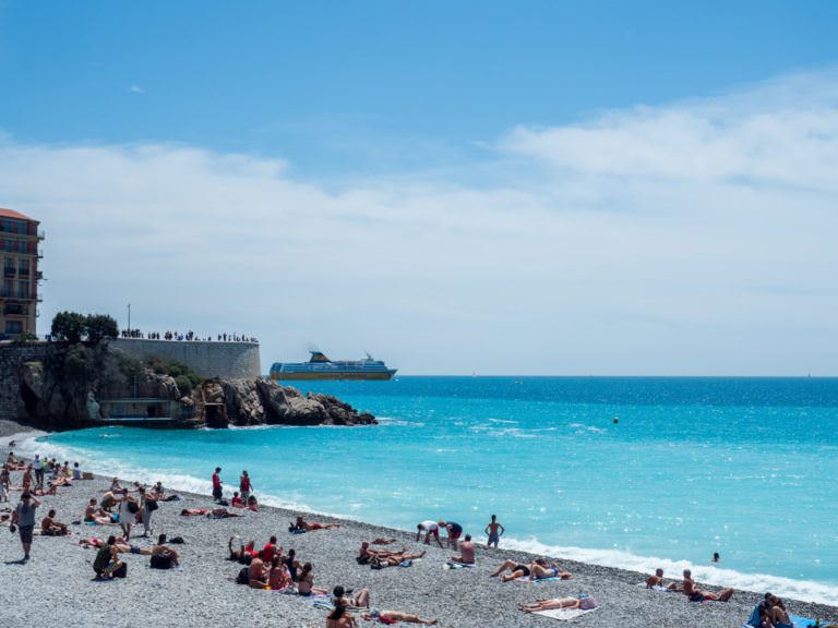 Beach in Nice France