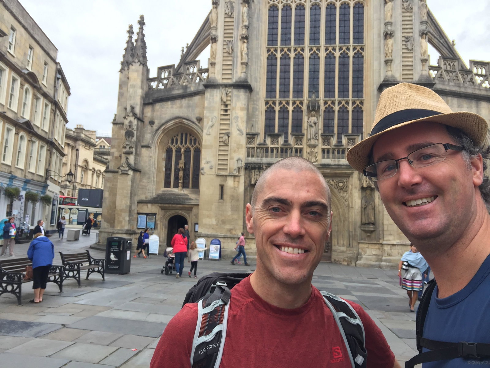 Craig and Dave on Cotswold Way