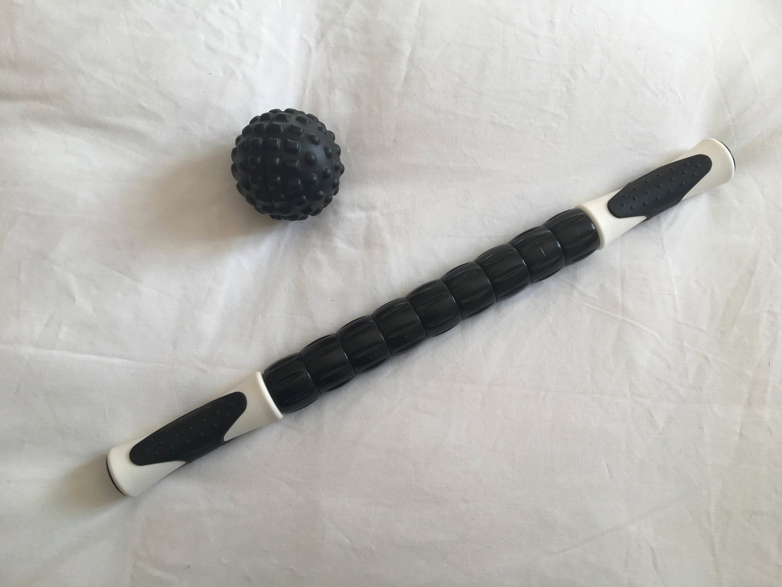 Massage stick and ball