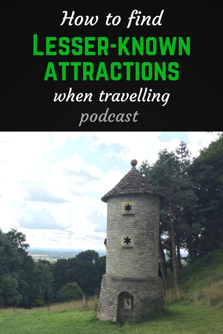 Lesser known attractions Pinterest pin