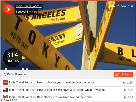 Indie Travel Podcast 302 Indie Travel Podcast - playlist
