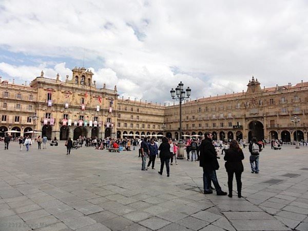 21 salamancar main square - via de la plata - camino de santiago - spain The main square in Salamanca