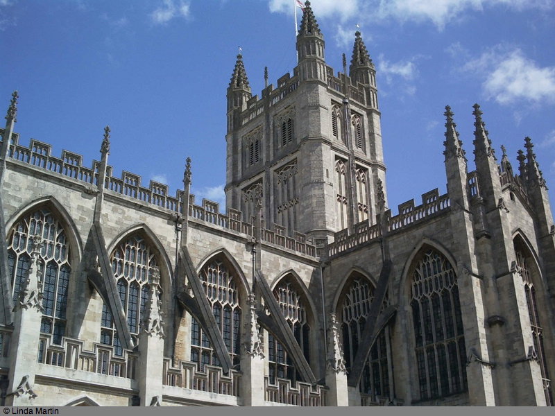 Bath Abbey, Bath, England, UK