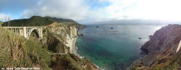 Bixby bridge panorama Bixby bridge panorama