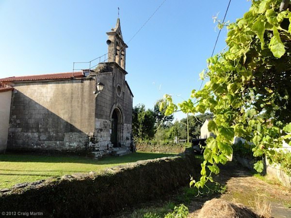 There are some beautiful small churches along the way.