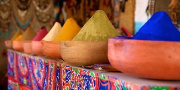 Colorful Dyes - Aswan, Egypt - Copyright 2010 Ralph Velasco Colorful Dyes - Aswan, Egypt