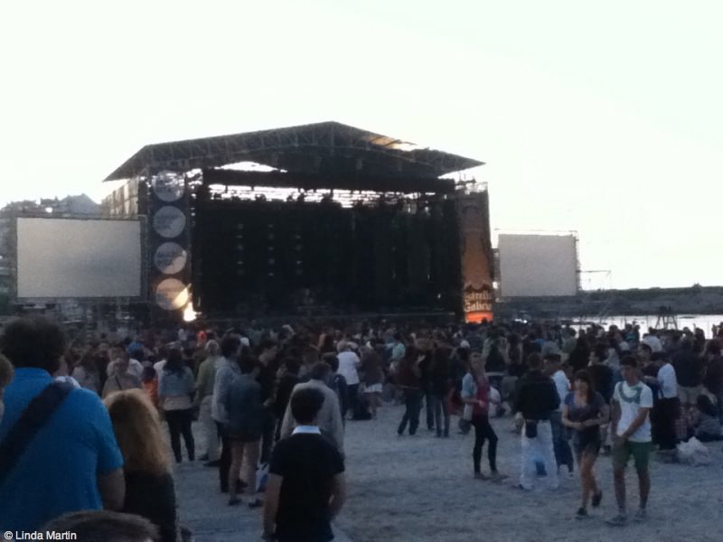 Concert on Riazor Beach Concert on Riazor Beach - Travel diary 2012