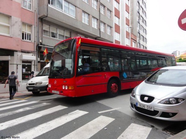 How to get around in A Coruna, Spain 5 Coruna bus - How to get around in A Coruna, Spain