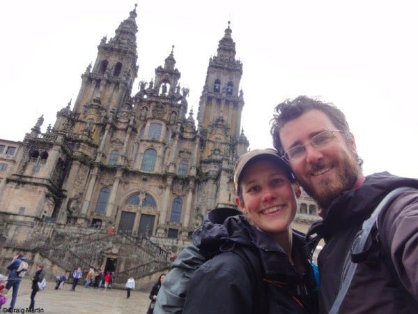 Six weeks of the Via de la Plata 3 Craig and Linda in Santiago - Six weeks of the Via de la Plata