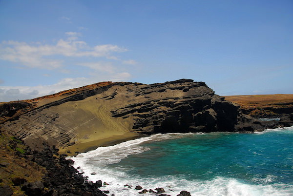 Travel photo: Green Sand Beach, South Point, Hawaii