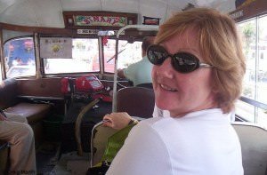 Mary in Malta bus
