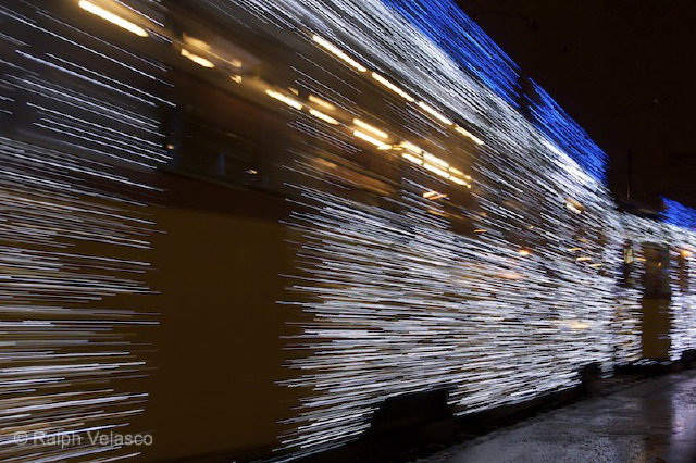 Tram at Warp Speed - Budapest, Hungary - Copyright 2009 Ralph Velasco Tram at Warp Speed - Budapest, Hungary