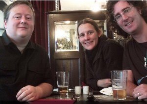 With Darren in Whitelocks, Leeds UK