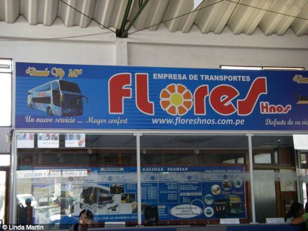 chile bus travel - flores bus terminal