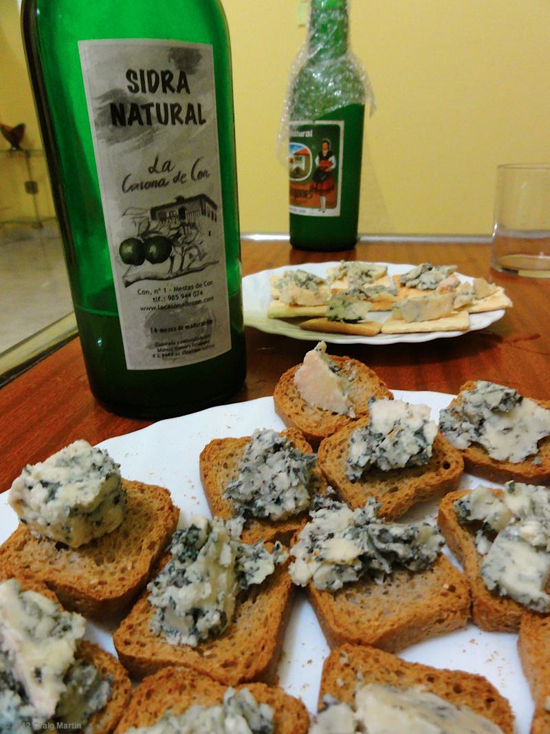 cider and cheese from asturia a corunna spain Cider and cheese from Asturias