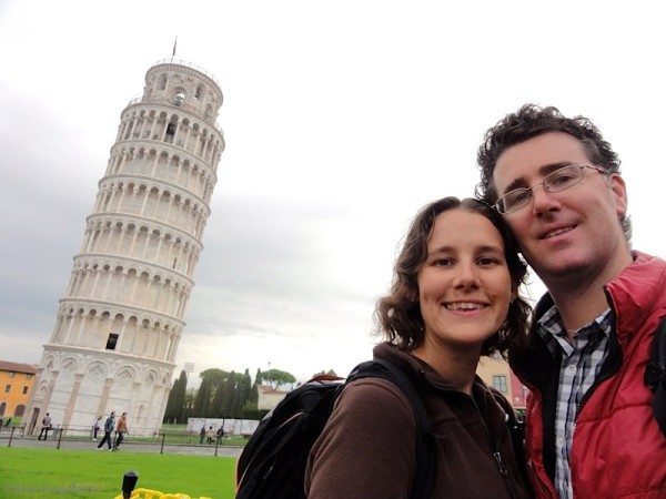craig linda at leaning tower of pisa italy craig linda at leaning tower of pisa italy - Travel diary 2012