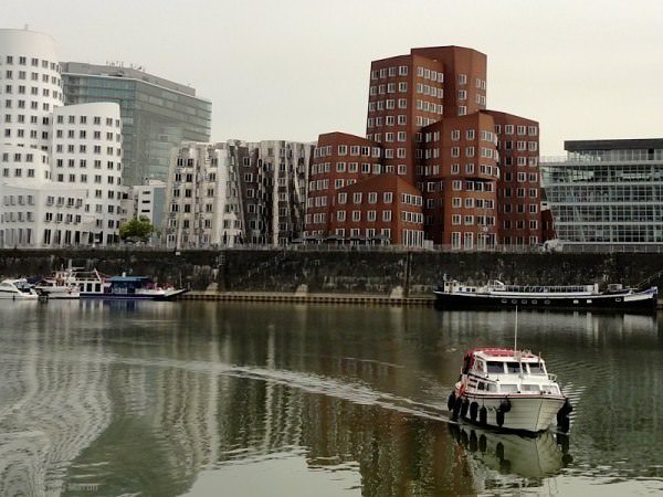 dancing offices from boat dusseldorf germany travel 03 - Travel to Berlin and D&uuml;sseldorf podcast