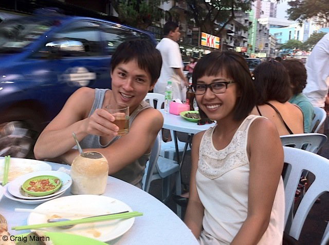 gerard-kieu-jalan-alor-kuala-lumpur-malaysia Gerard and Kieu in Jalan Alor