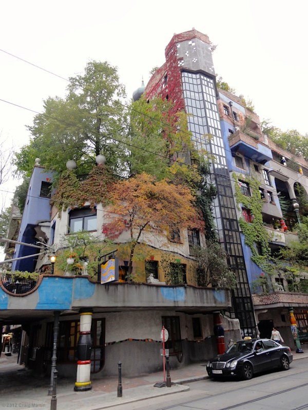 Hundertwasser village apartment block Vienna Austria hundertwasser village apartment block vienna austria - Travel diary 2012