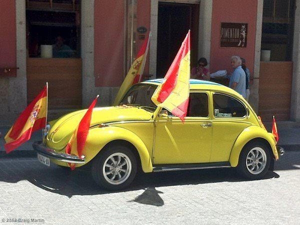 little yellow bug spain football Everyone's celebrating