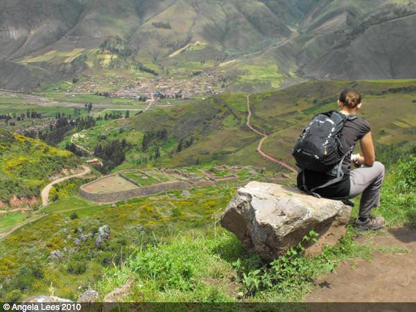 peru cusco tipon valley hiker - South America travel podcast: Peru and Bolivia