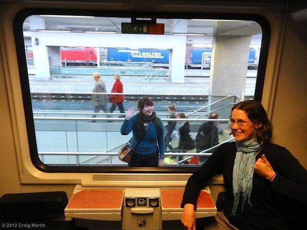 Saying goodbye train journey indierail Linz Austria saying goodbye train journey indierail linz austria - Travel diary 2012