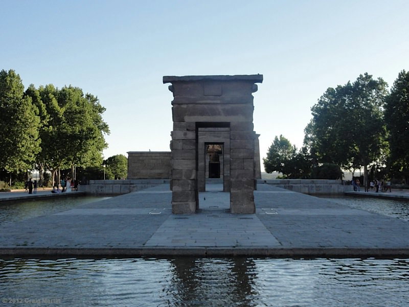 The Debod temple.