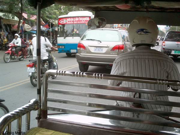 tuktuk ride in phnom phen cambodia - Travel diary 2010