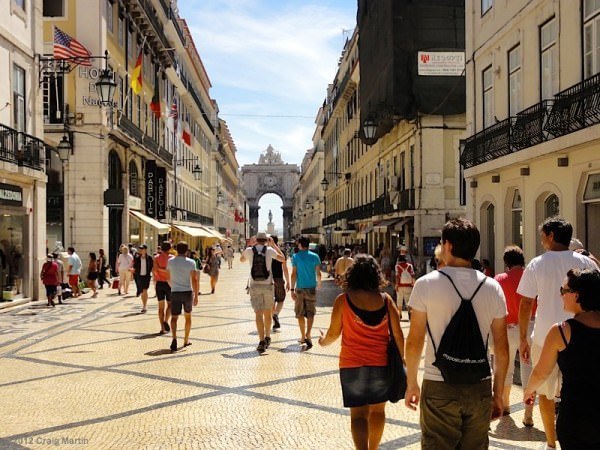 walking street pedestrian-travel-lisbon-portual-podcast-01 walking street pedestrian travel lisbon portual podcast 01 - Travel in Portugal - Lisbon and Faro